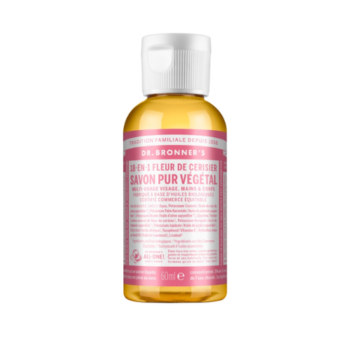 Dr. Bronner'S Jabón De Castilla Líquido Concentrado - Flor De Cerezo 60 Ml