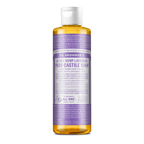 Dr. Bronner'S Jabón De Castilla Líquido Concentrado - Lavanda 240 Ml