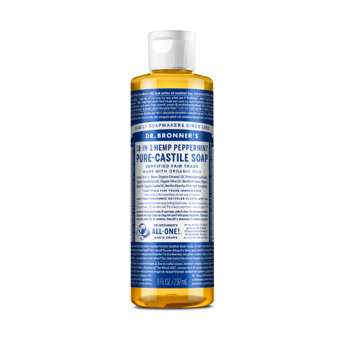 Dr. Bronner'S Jabón De Castilla Líquido Concentrado - Menta 240 Ml