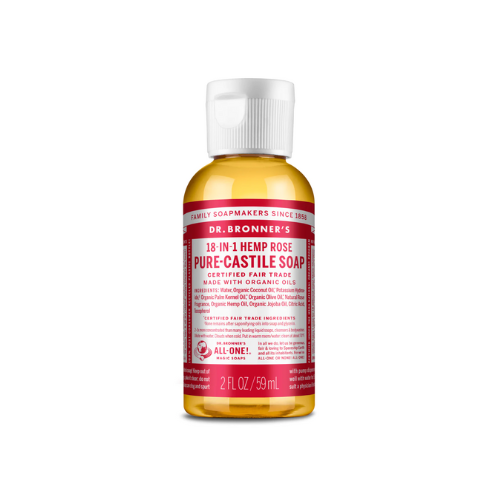 Dr. Bronner'S Jabón De Castilla Líquido Concentrado - Rosas 60 Ml