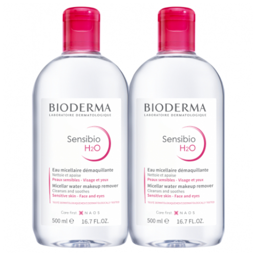 Bioderma Sensibio H20 Micelar Pack 500 + 500 Ml