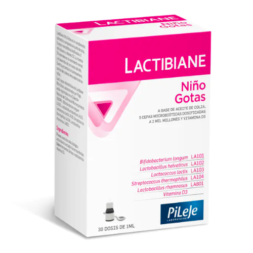 Lactibiane Enfant Pileje Gotas 1 Envase 30 Ml + 1 Sobre 2 G