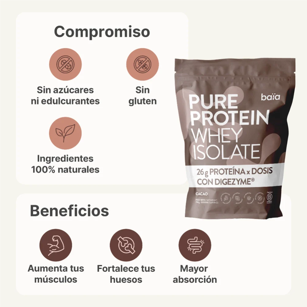 Baïa Food Pure Protein Whey Cacao 750 g