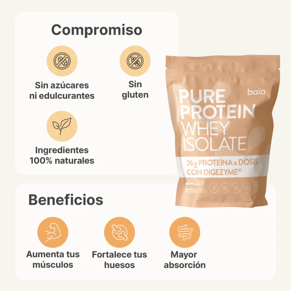Baïa Pure Protein Whey Vainilla 750 g