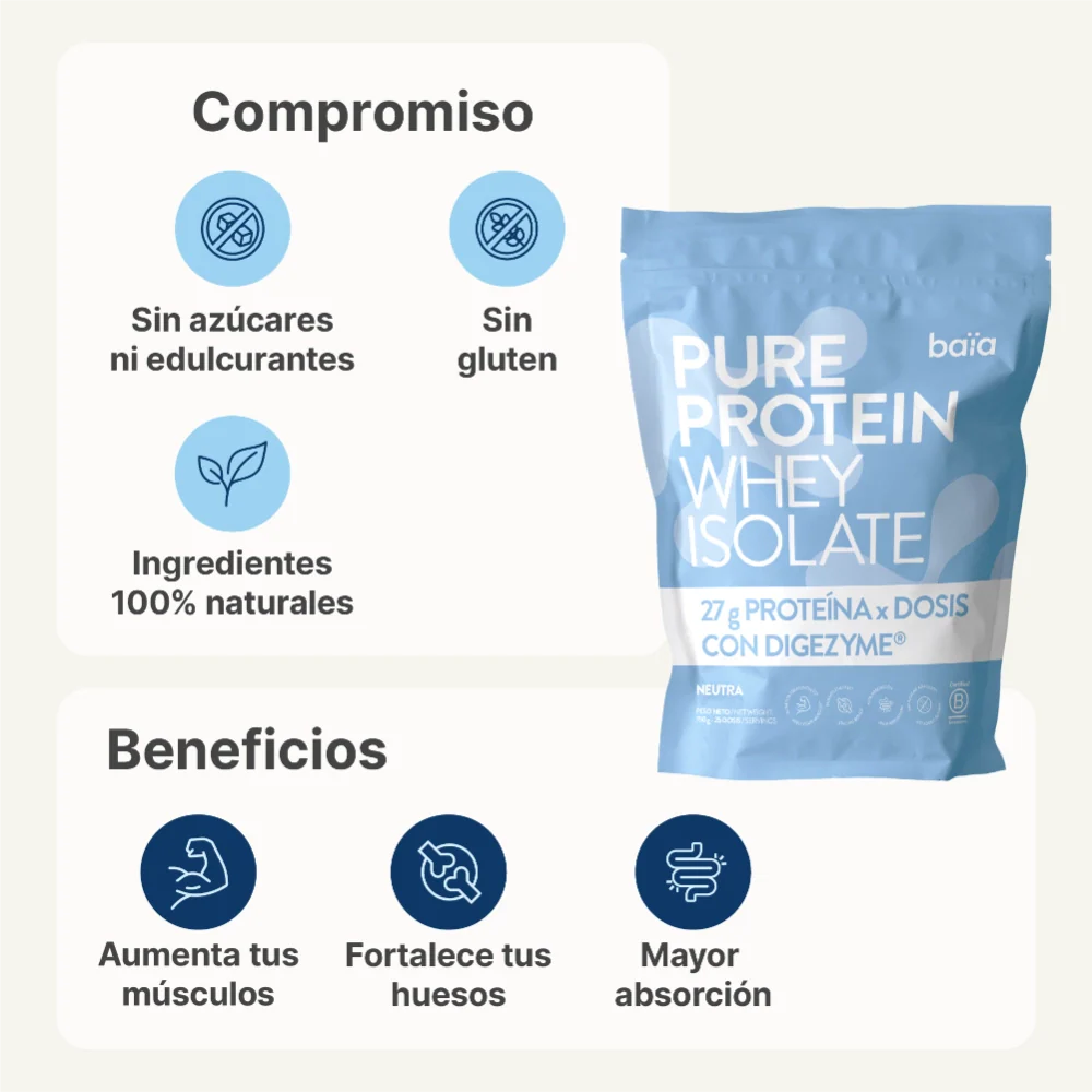 Baïa Food Pure Protein Whey Neutro 750 g
