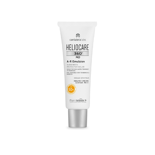 Heliocare 360º Md A-R Emulsion Protector Solar Piel Sensible Con Tendencia A Rojeces Spf 50+ 1 Tubo 50 Ml