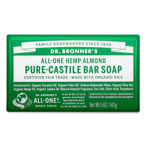 Dr. Bronner'S Jabón De Castilla En Pastilla - Almendras 140 G