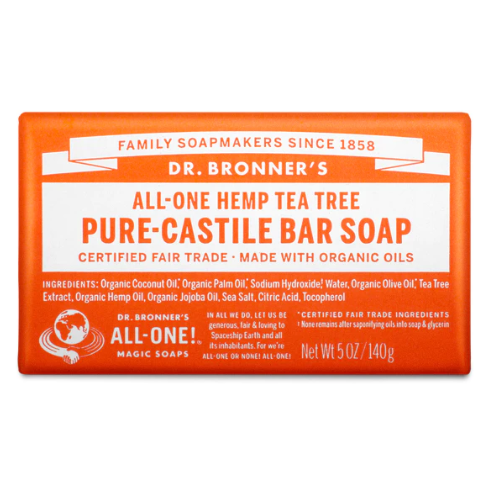 Dr. Bronner'S Jabón De Castilla En Pastilla - Árbol Del Té 140 G