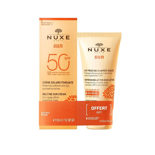 Nuxe Sun Crema Facial Fundente Alta Proteccion Spf50 50Ml Regalo Locion After Sun 50Ml