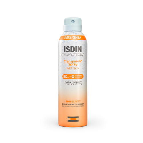 Isdin Fotoprotector Transparent Spray Wet Skin Spf 50 1 Envase 100 Ml