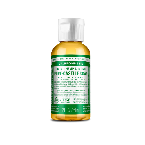 Dr. Bronner'S Jabón De Castilla Líquido Concentrado - Almendras 60 Ml