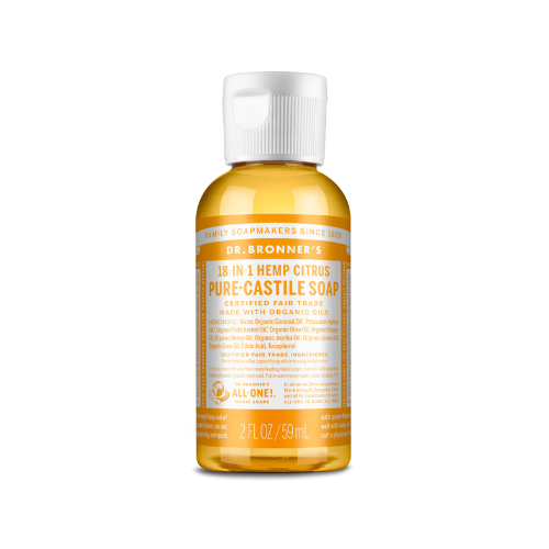 Dr. Bronner'S Jabón De Castilla Líquido Concentrado - Citricos Naranja 60 Ml