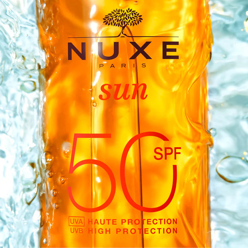 Nuxe Sun Aceite Bronceador Rostro y Cuerpo SPF 50 - 150 ml