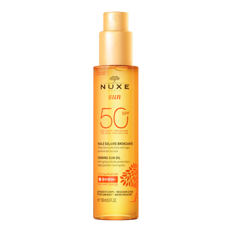 Nuxe Sun Aceite Bronceador Rostro y Cuerpo SPF 50 - 150 ml