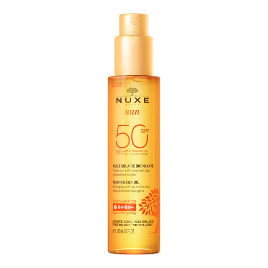 Nuxe Sun Aceite Bronceador Rostro y Cuerpo SPF 50 - 150 ml