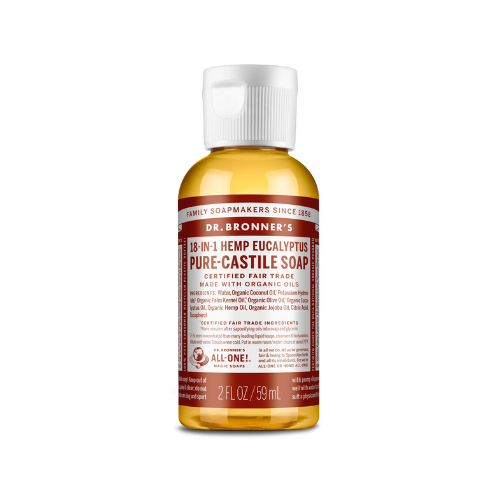 Dr. Bronner'S Jabón De Castilla Líquido Concentrado - Eucaliptos 60 Ml