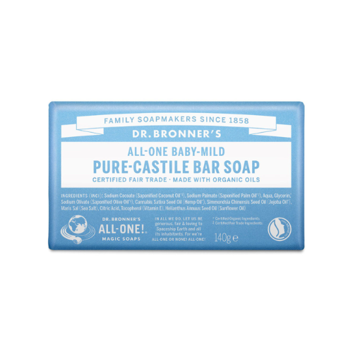 Dr. Bronner'S Jabón De Castilla En Pastilla - Bebés Neutral 140 G