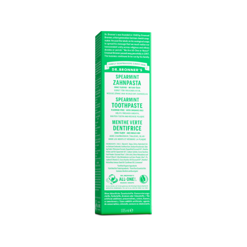 Dr. Bronner'S Pasta De Dientes Spearmint