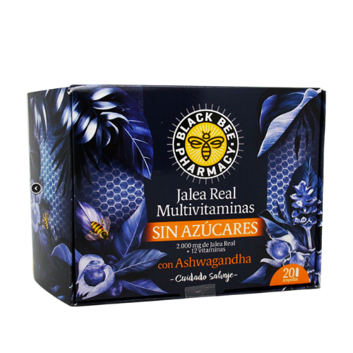 Black Bee Pharmacy Jalea Multivitaminas 20 Viales 10 Ml