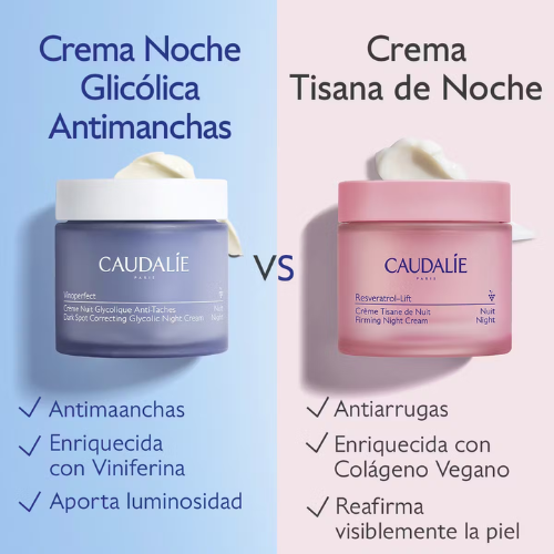 Caudalie Vinoperfect Crema de Noche Glicólica Antimanchas – Recarga 50 ml