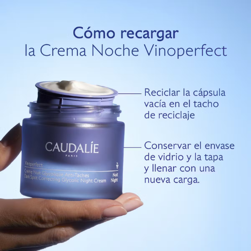 Caudalie Vinoperfect Crema de Noche Glicólica Antimanchas – Recarga 50 ml
