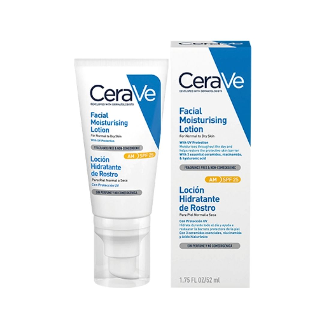 Cerave Locion Hidratante De Rostro Spf 25 1 Envase 52 Ml