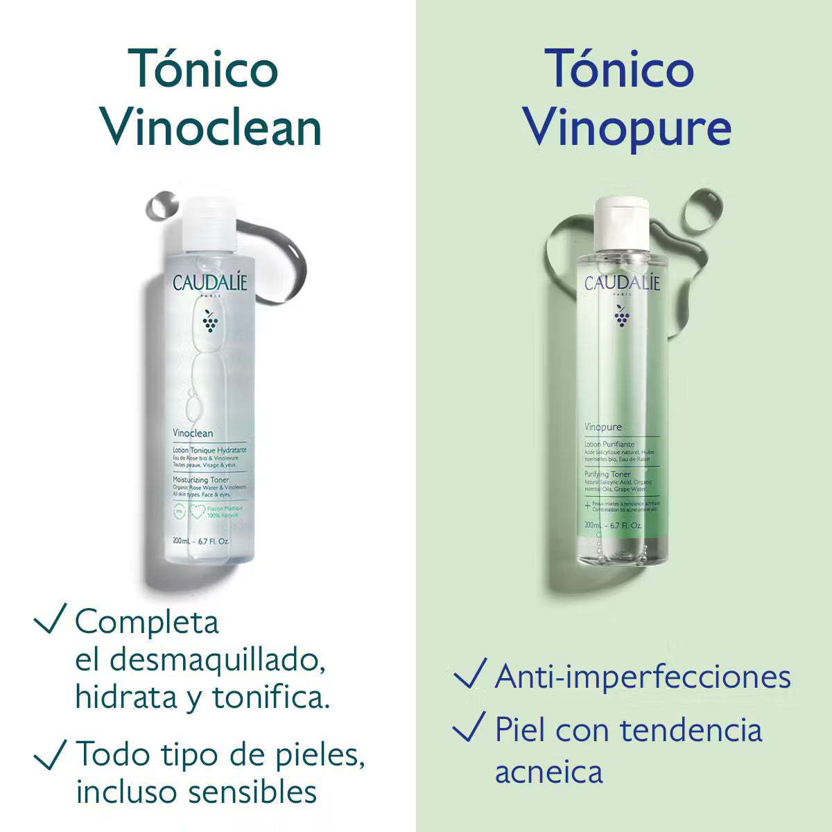 Caudalie Vinopure Tonico Purificante 200 Ml
