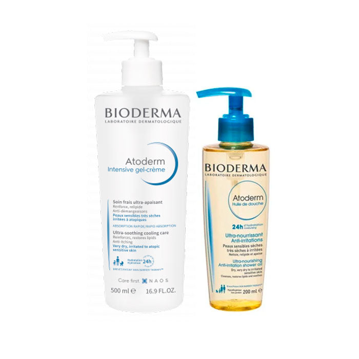 Pack Atoderm Intensive Gel Crema 500Ml + Atoderm Aceite De Ducha 200Ml