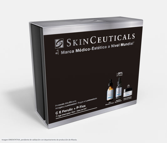 SkinCeuticals Cofre Arrugas y Luminosidad: C E Ferulic 30 ml + P-Tiox 30 ml