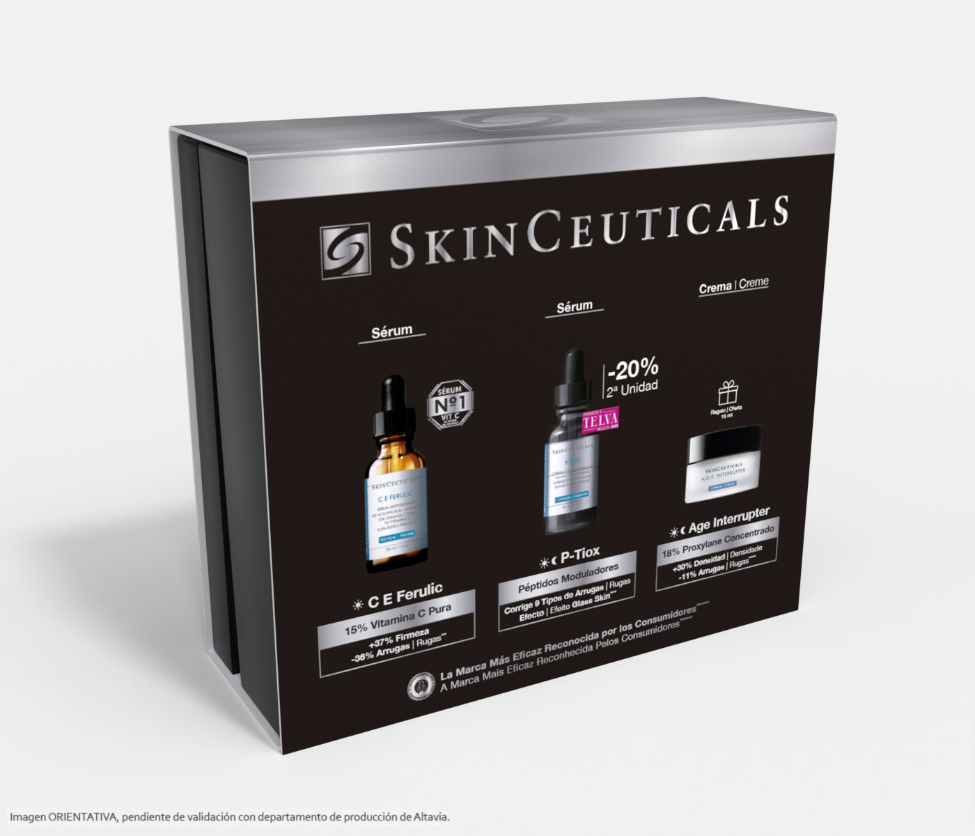 SkinCeuticals Cofre Arrugas y Luminosidad: C E Ferulic 30 ml + P-Tiox 30 ml
