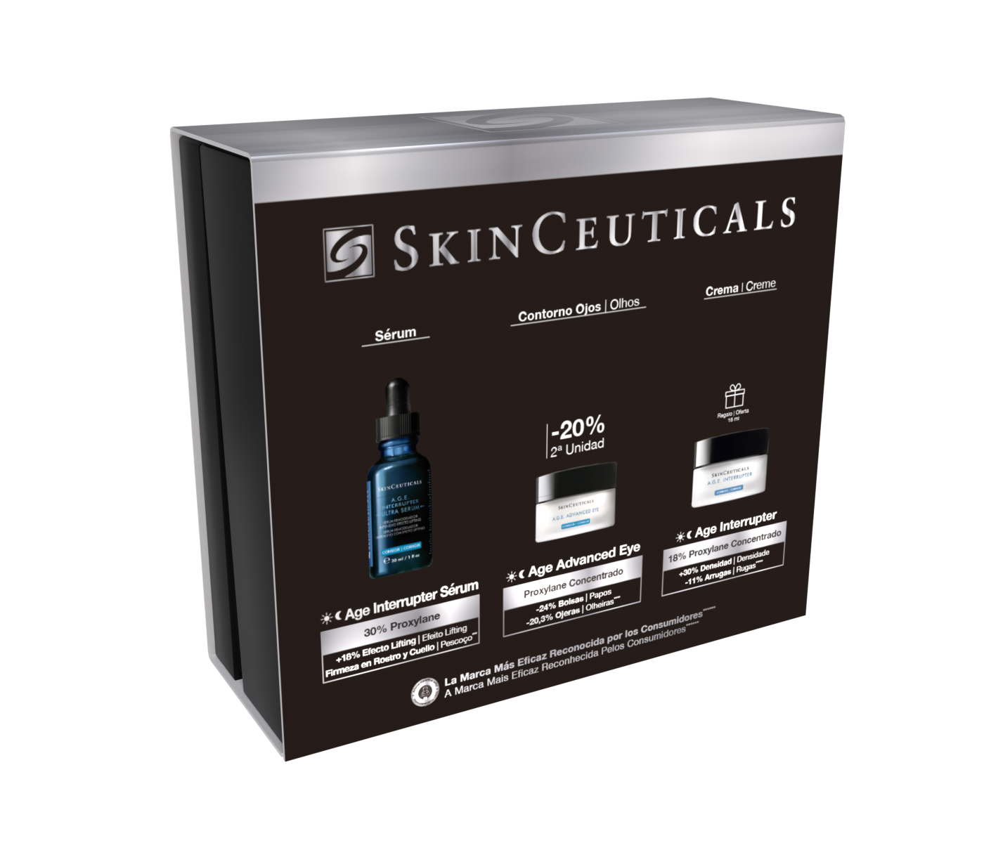 SkinCeuticals Cofre Firmeza & Efecto Lifting: A.G.E. Interrupter Serum 30 ml + A.G.E. Advanced Eye 15 ml