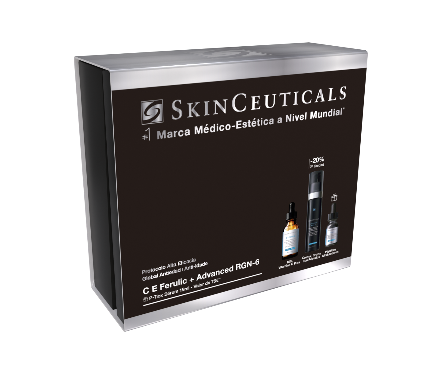 SkinCeuticals Cofre Antiedad Global: C E Ferulic 30 ml + Advanced RGN-6 50 ml
