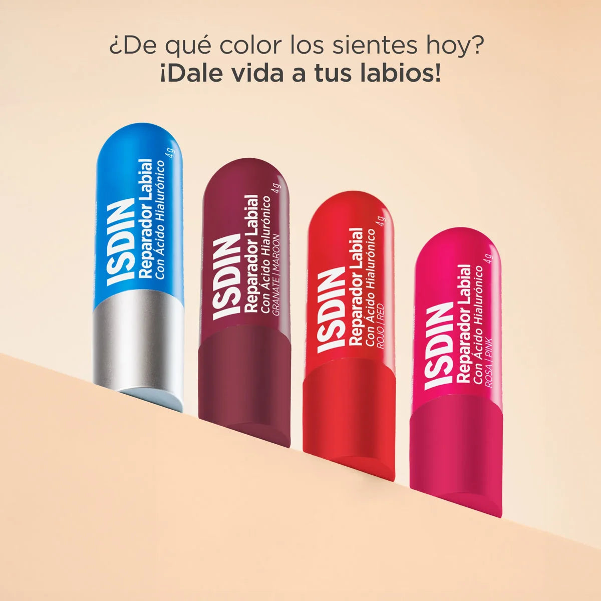 Isdin Reparador Labial 1 Stick 4 g Color Rosa