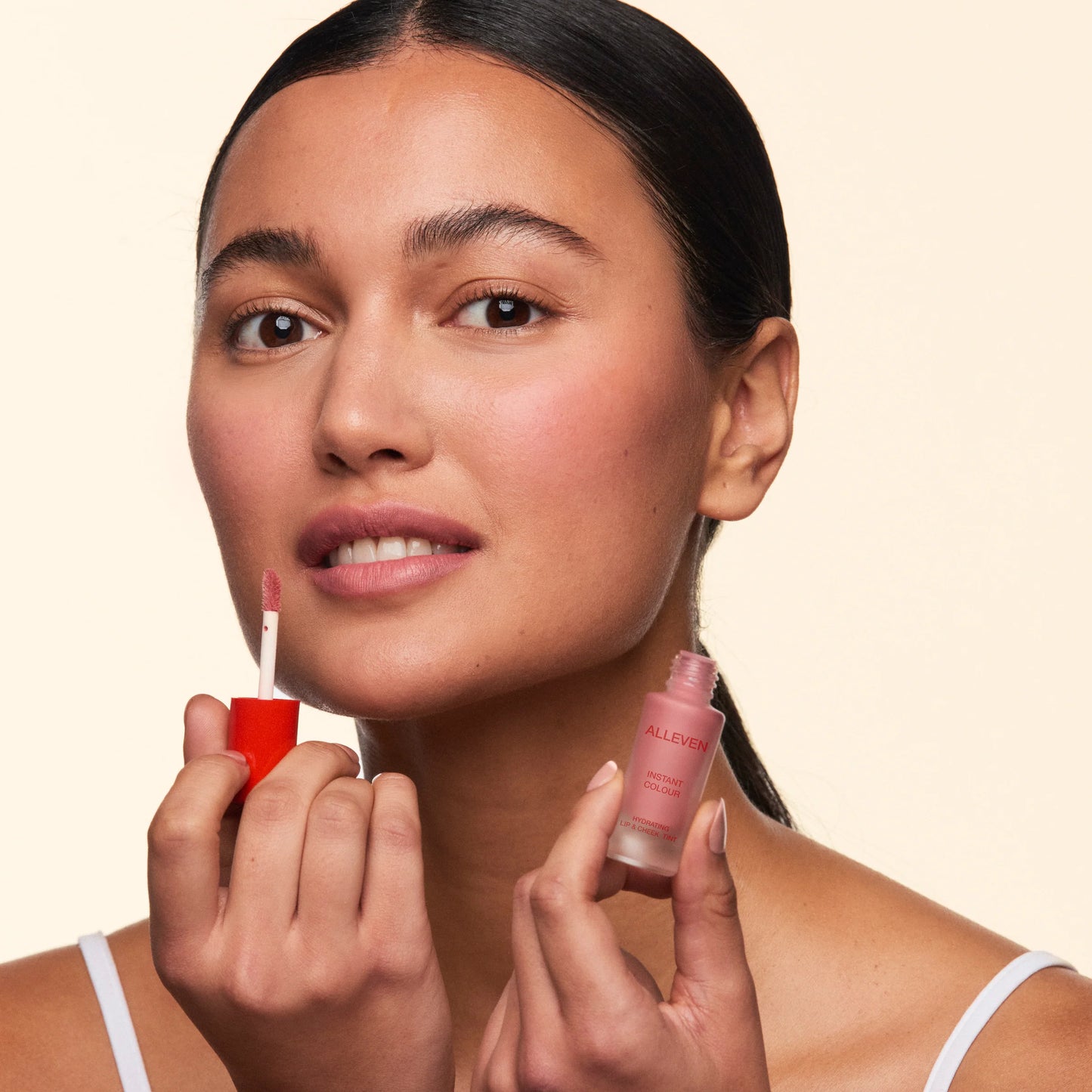 ALLEVEN Instant Colour Hydrating Lip and Cheek Tint Rose 5 ml