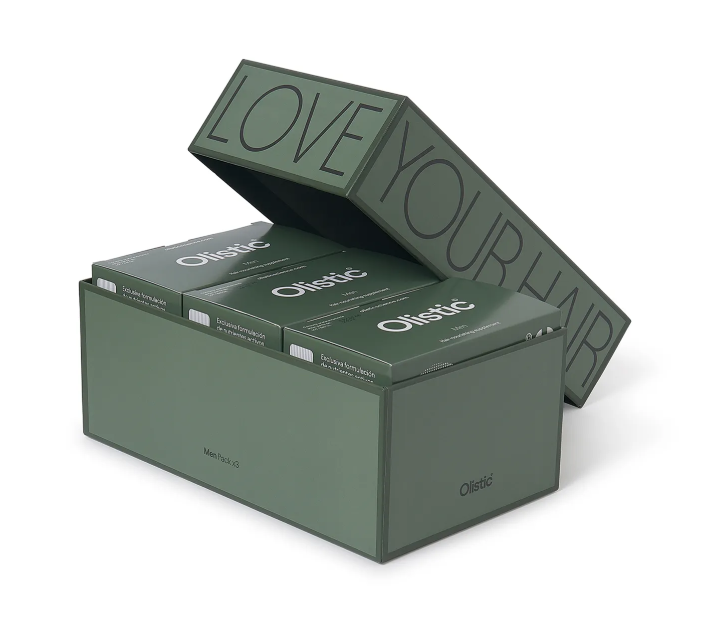 Olistic Campaña Invierno Men 2024 – Pack 3 x 28 Frascos