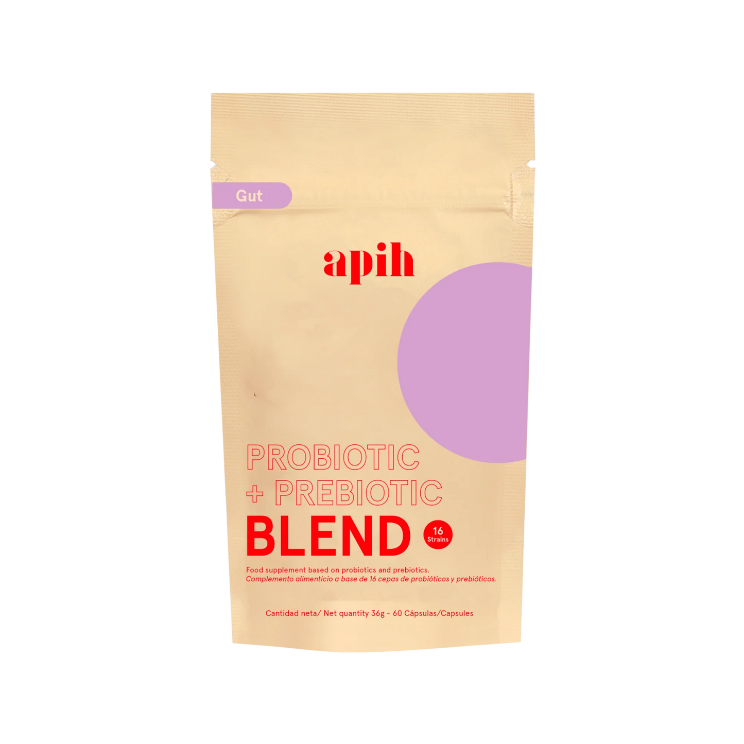 Apih Probiotic + Prebiotic Blend 60 Cápsulas