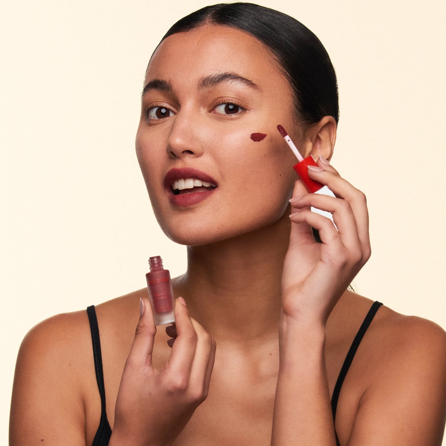 ALLEVEN Instant Colour Hydrating Lip and Cheek Tint Cherry 5 ml