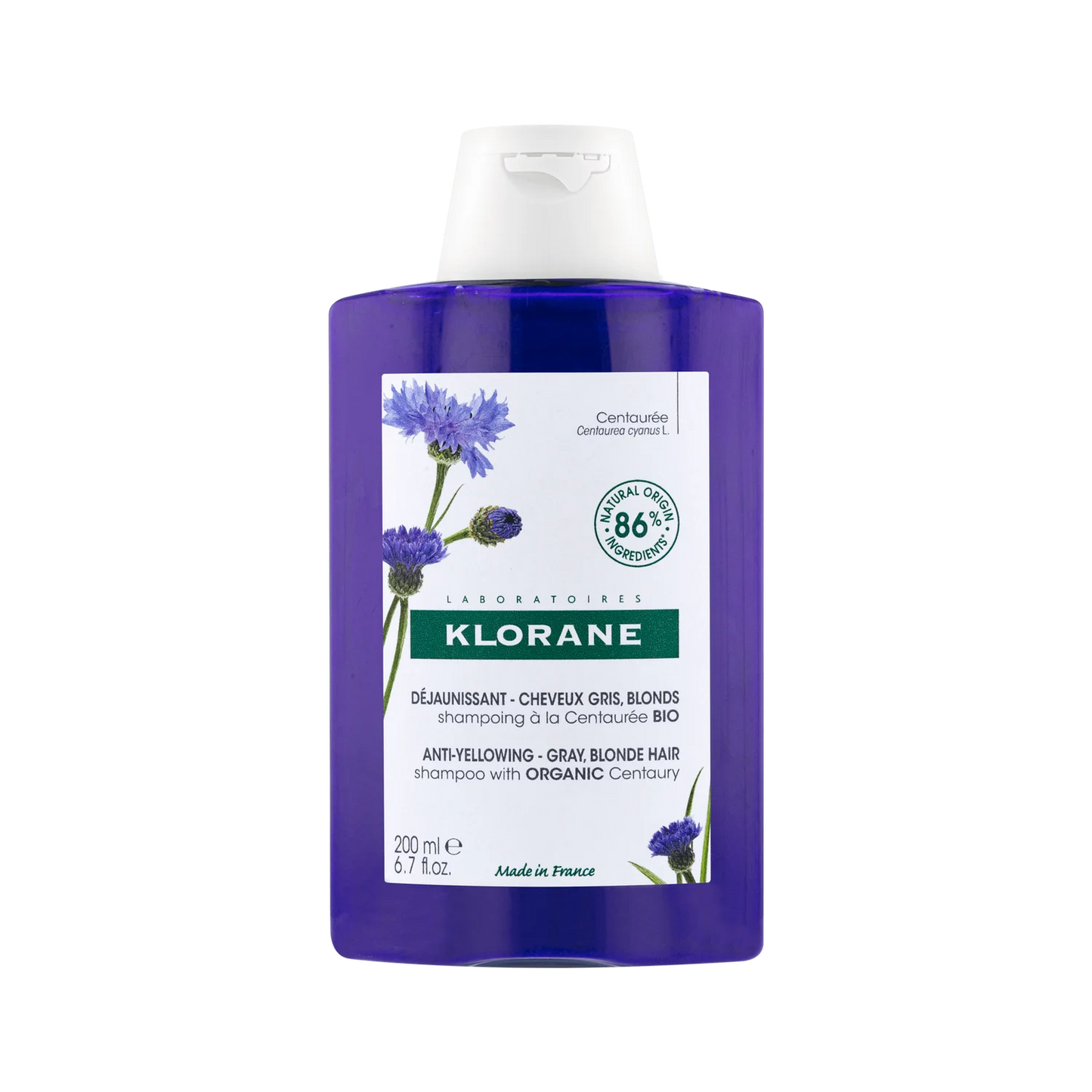 Klorane Champu A La Centaurea Bio 1 Envase 200 Ml