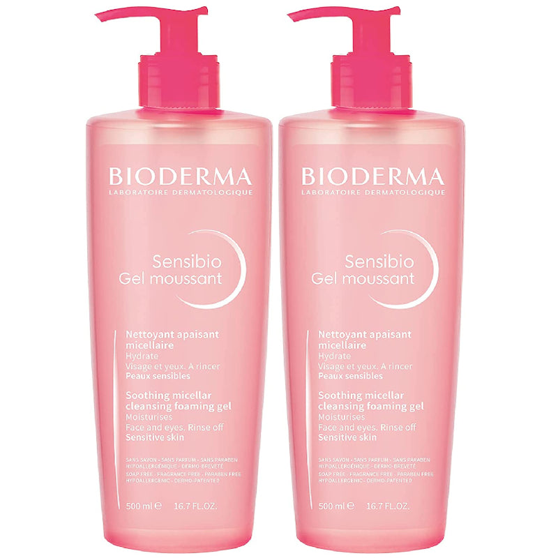 Pack Duplo Sensibio Gel Moussant 500Ml