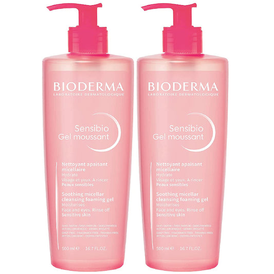 Pack Duplo Sensibio Gel Moussant 500Ml