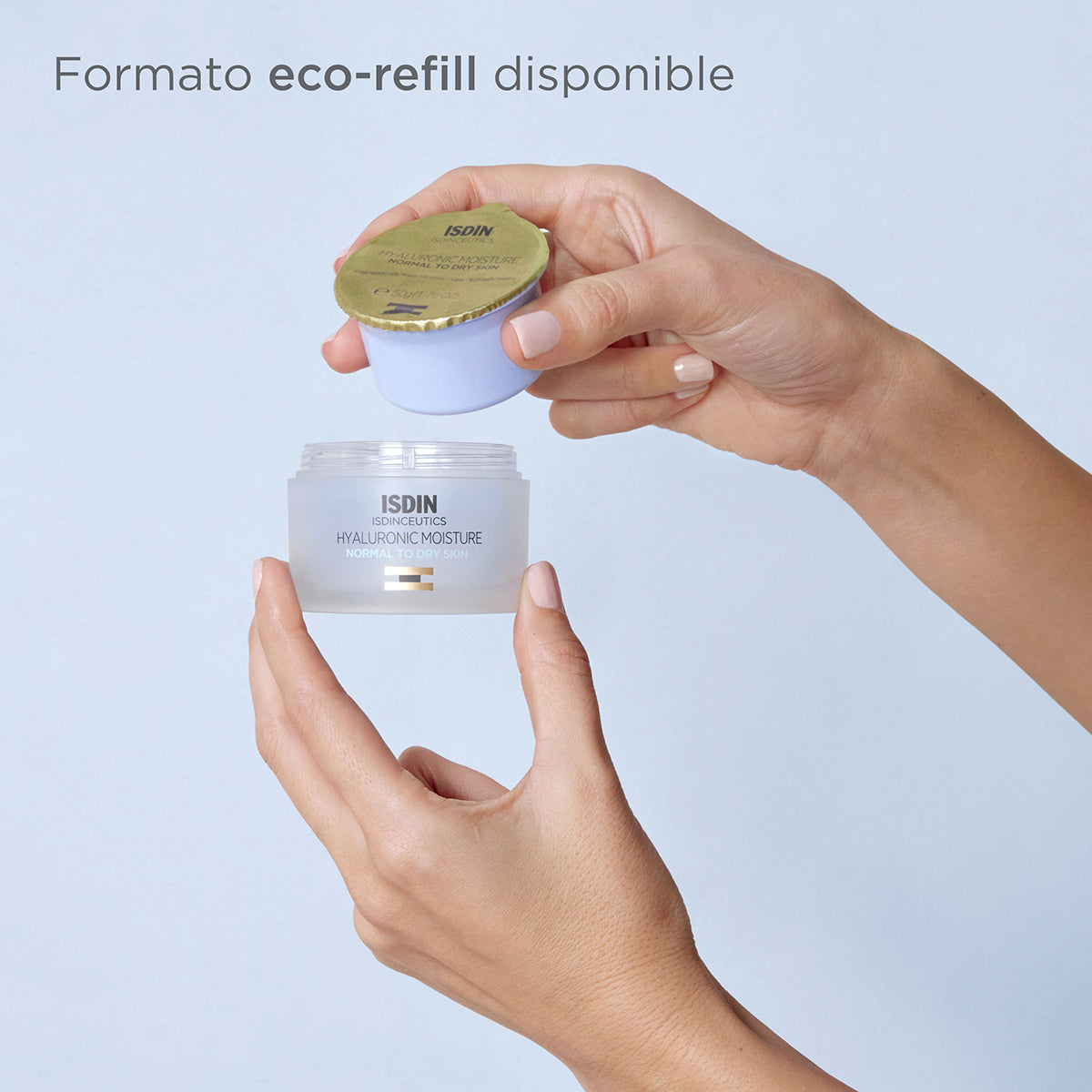 Isdinceutics Hyaluronic Moisture Normal To Dry Skin 1 Tarro 50 G Recarga