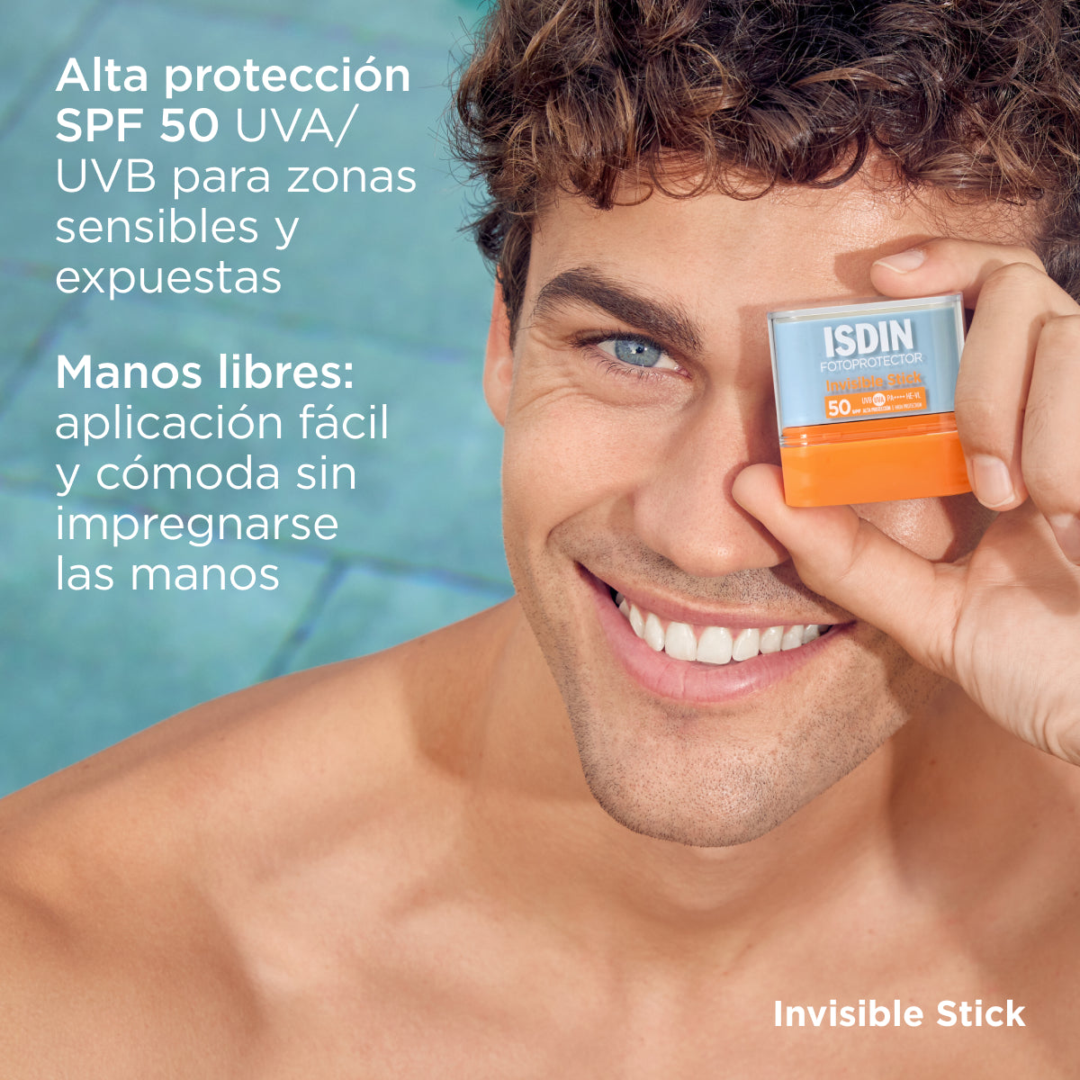 Fotoprotector ISDIN Invisible SPF 50 Stick 10 g