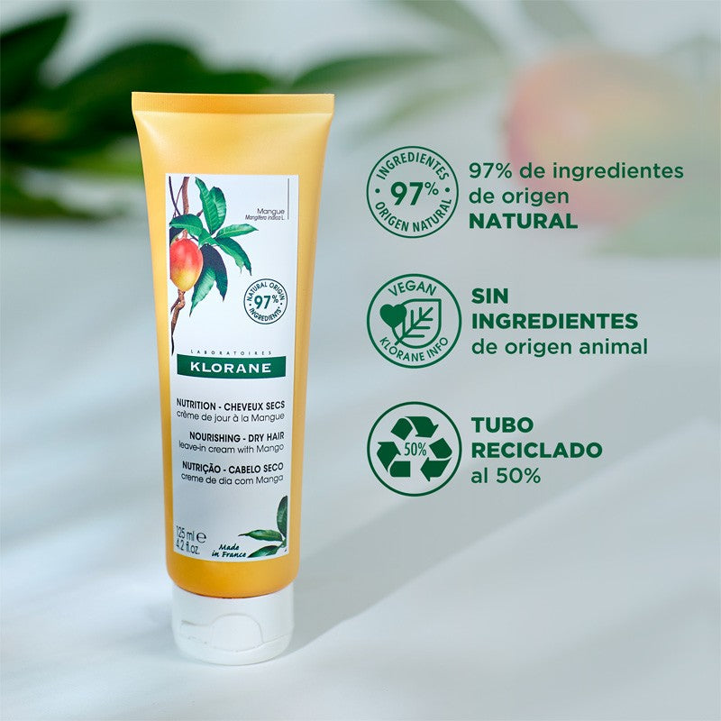 Klorane Crema De Dia Al Mango 1 Tubo 125 Ml