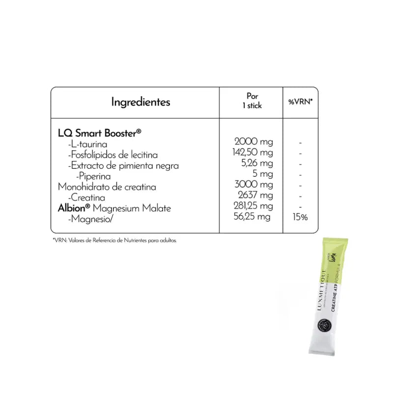 Luxmetique Fórmula Creatine Atp 30 Sticks