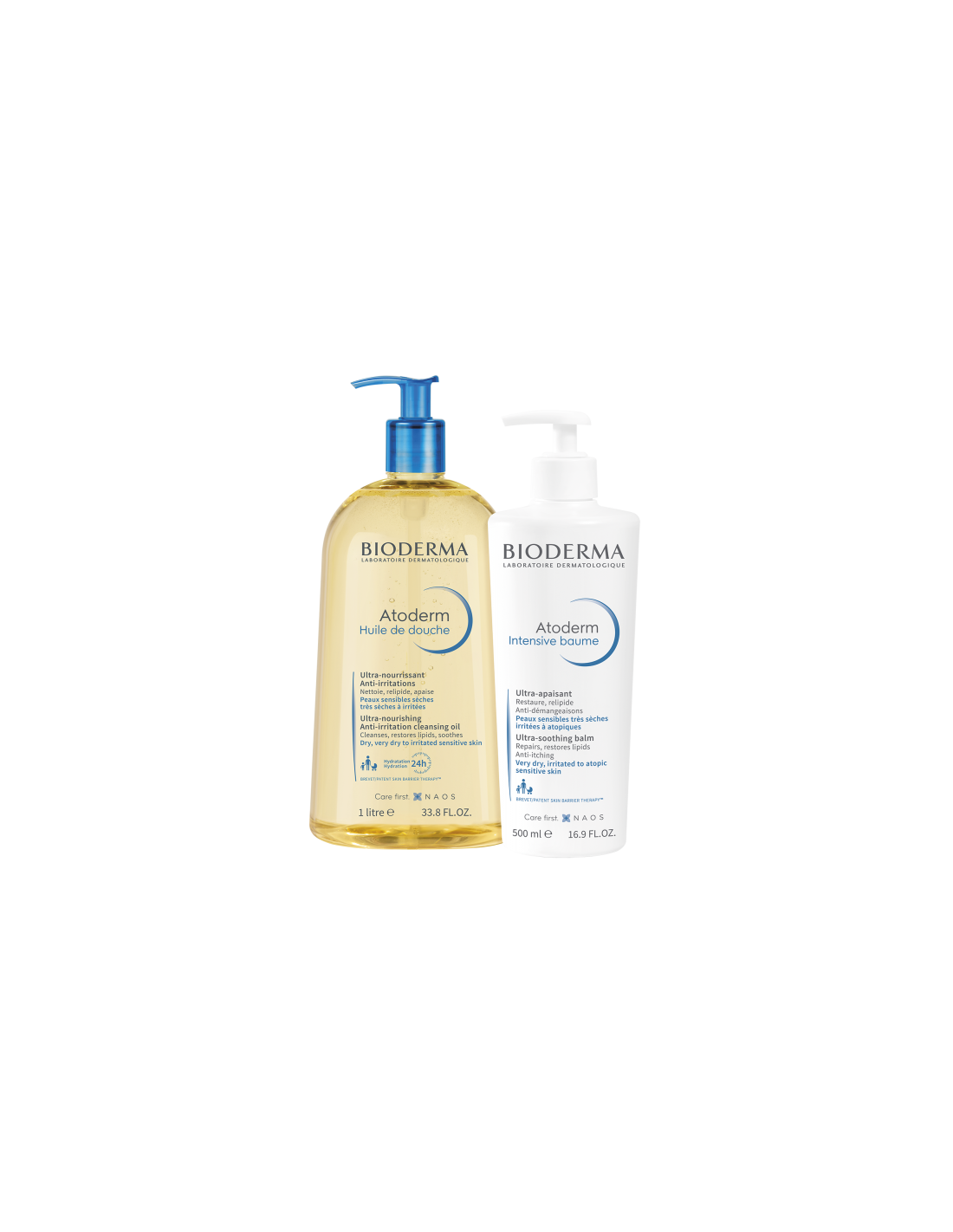 Bioderma Pack Atoderm Intensive Baume + Atoderm Huile De Douche