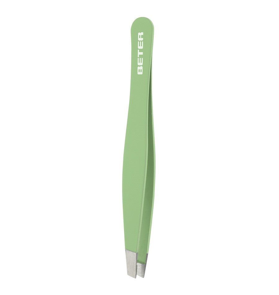Pinzas Depilar Beter Soft Touch Punta Oblicua 9.3 Cm