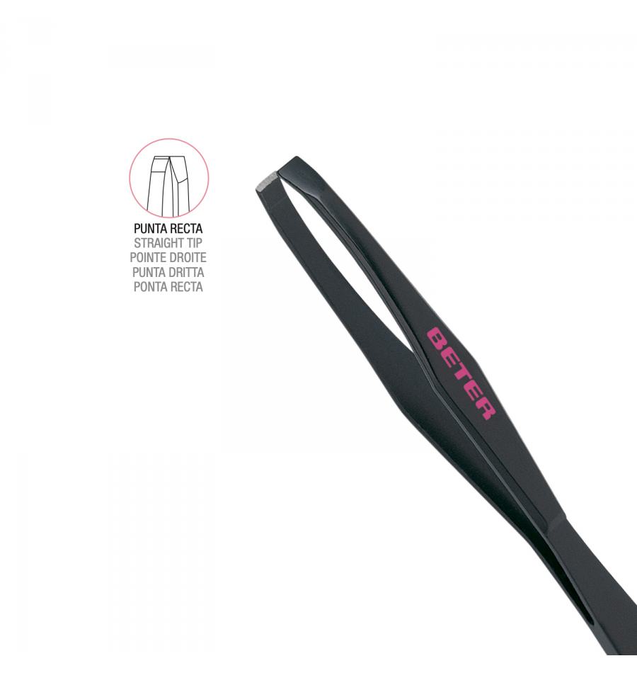 Pinzas Depilar Beter P Recta Pavonada 7.5 Cm