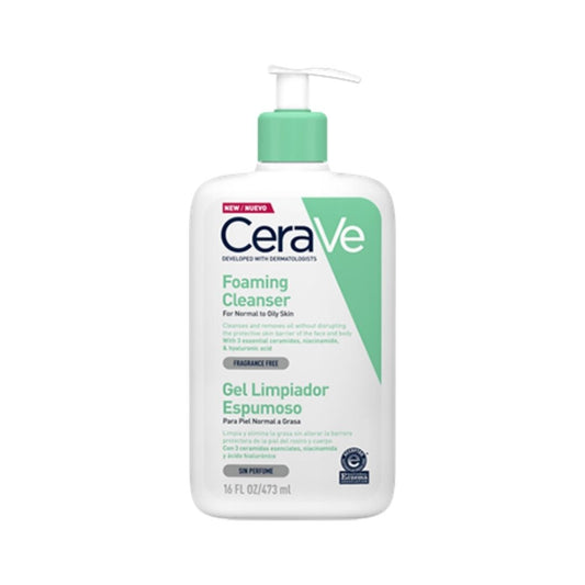 Cerave Gel Limpiador Espumoso 1 Envase 473 Ml