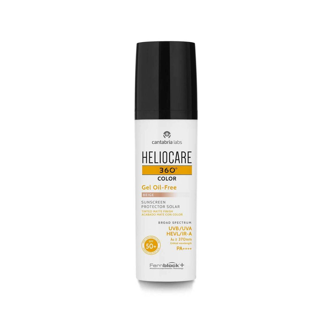 Heliocare 360º Spf 50+ Color Gel Oil-Free Protector Solar 1 Envase 50 Ml Color Bronze