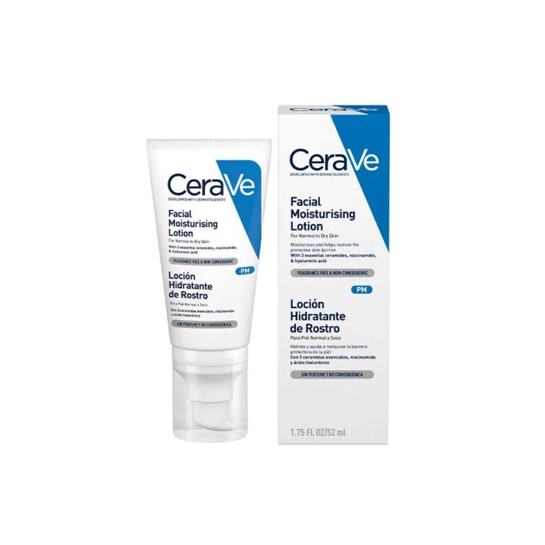 Cerave Locion Hidratante De Rostro Piel Normal 1 Envase 52 Ml